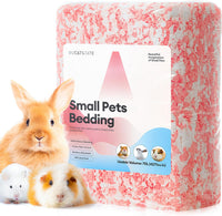 BUCATSTATE Hamster Bedding 15L, 99% Dust-Free Paper Bedding - Rosy / 70L