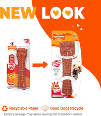 Nylabone Power Chew Original Bone Dog Chew Toys - Bacon / X-Large - image 3