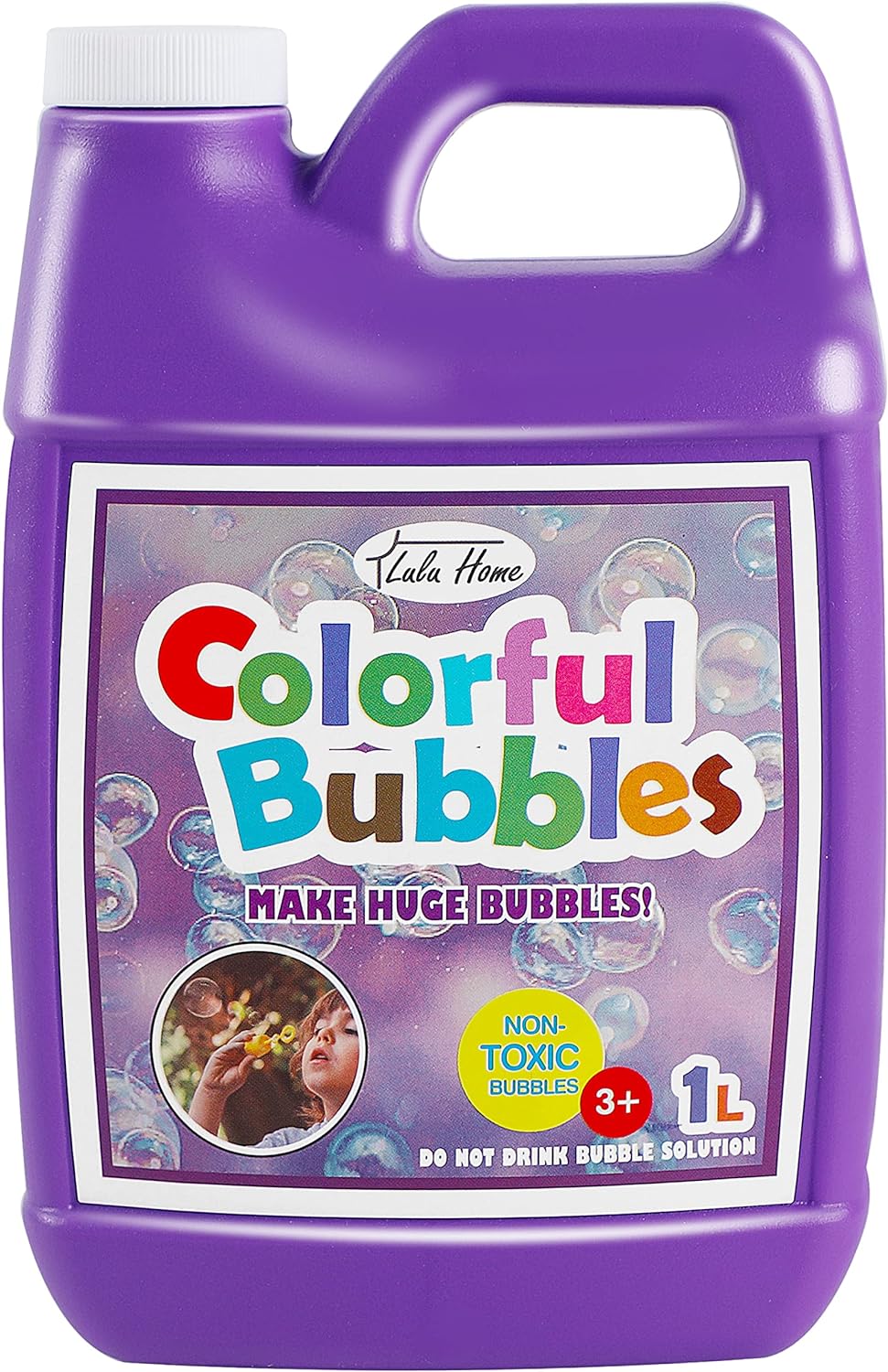 Lulu Home 33.8 OZ/1 L Concentrated Bubble Solution - Purple