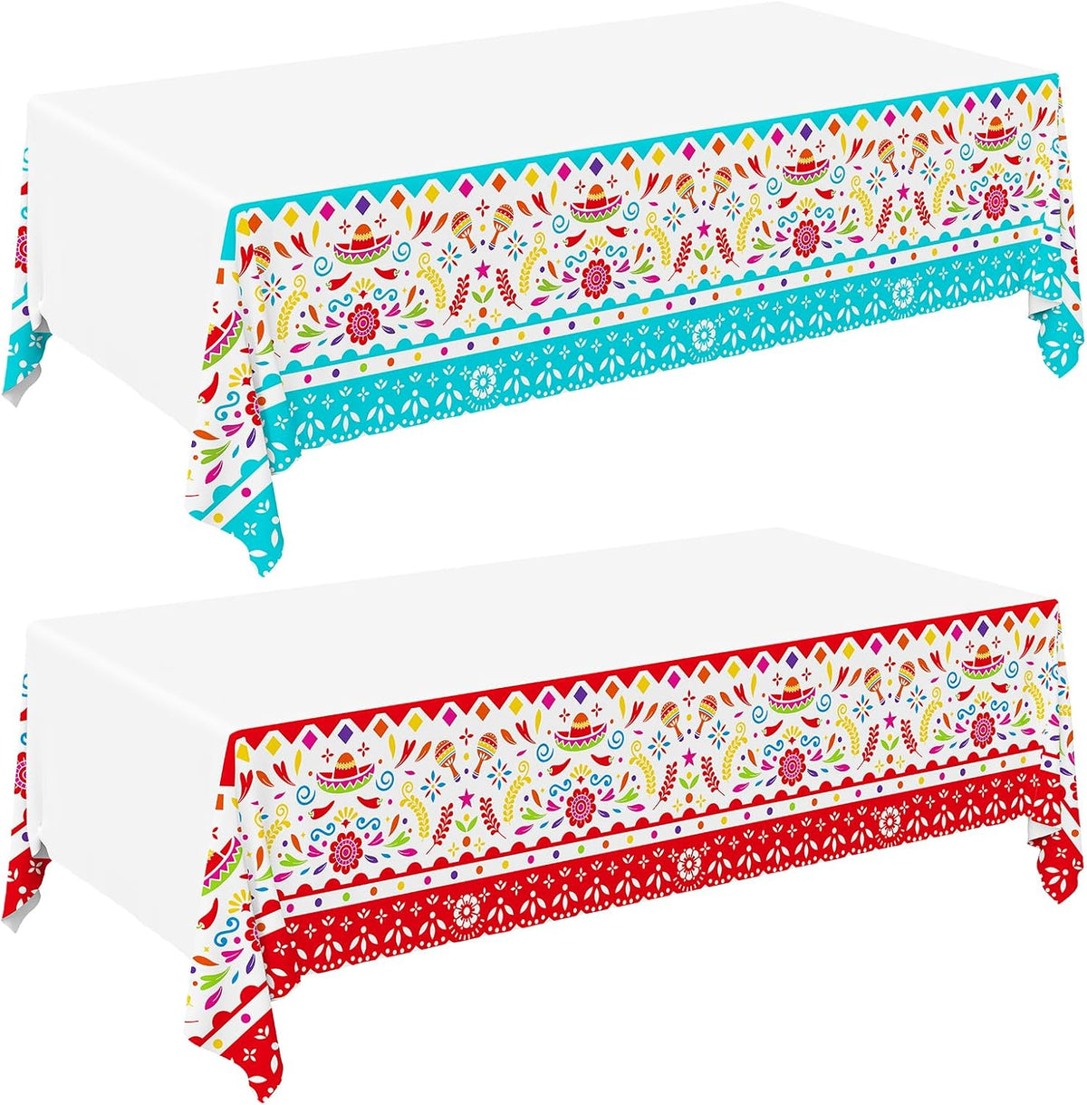Gatherfun Ice Cream Party Supplies: 2-Pack Ice Cream Birthday Party - Fiesta