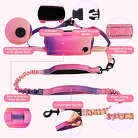 Philorn Hands Free Dog Leash for Dogs with Pouch - Gradient color - image 3