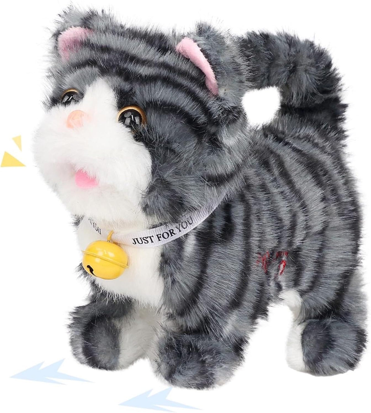 Easfan Walking Dog Toy for Kids Barking Interactive Puppy Stuffed - Tabby cat