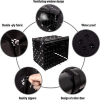 Pet Prime Dog Crate Cover for Wire Cages 24 30 36 42 48 Inch Outdoor - 24.0"L x 18.0"W x 19.0"H - image 2