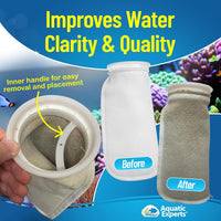 Aquatic Experts Felt Filter Socks - 100 Micron – 4" Ring – 4" x 8" / 2 Pack - image 4