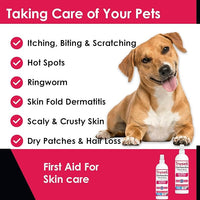 Truseb Topical Ketoconazole and Chlorhexidine Spray for Dogs, Cats, and Horses with Aloe - 8 oz (Ketoconazole & Chlorhexidine Spray, 8 oz)