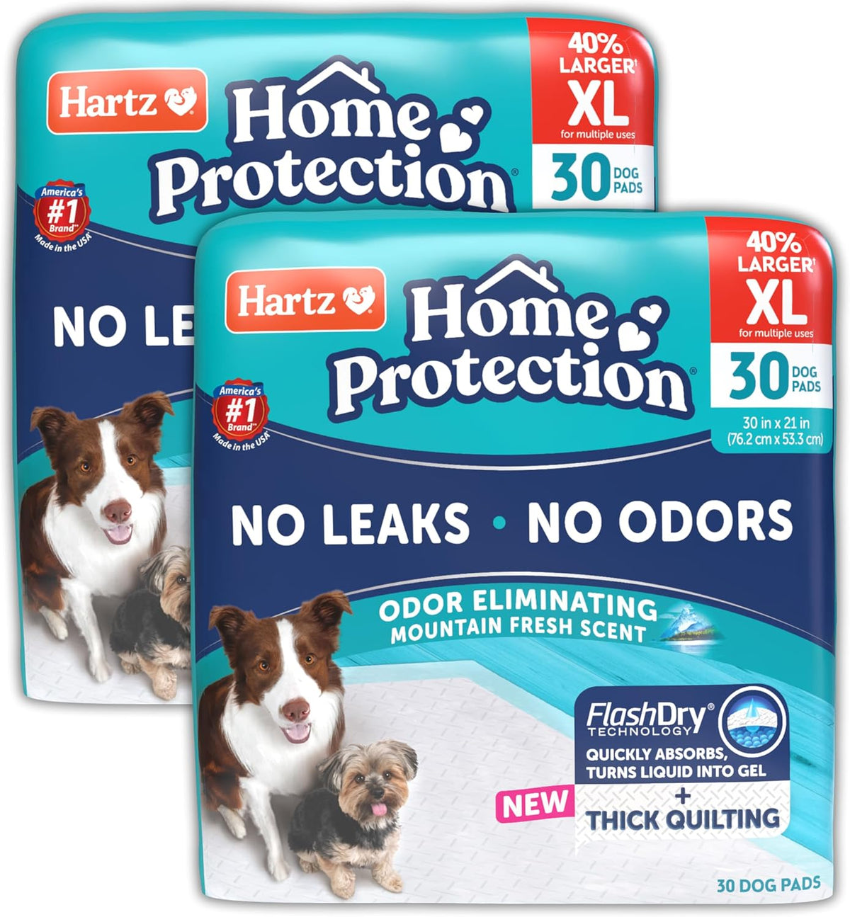 Hartz Home Protection Super Absorbent Odor Eliminating Lavender - 60 Count / Mountain Fresh
