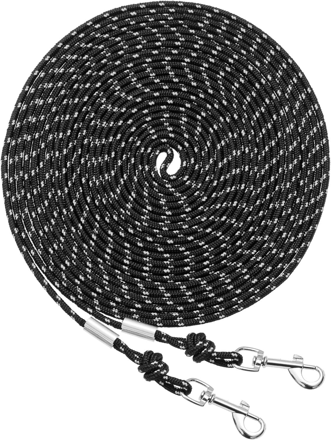 Reflective Cat Leash, Escape Proof Durable Walking Leads - 30ft / Black