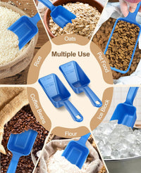 2-Pack Dog Food Scoop 1 Cup - Blue - image 4