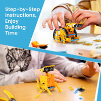Sillbird 12-in-1 Solar Robot Building Kit STEM Gift for Boys Ages 8-13 – Fun for Kids & Family - Yellow - image 4