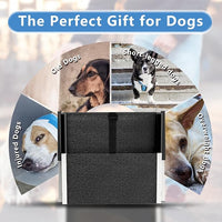 Dog Stairs for Large Dogs - 5 Step Foldable Dog Ramp for Car Non-Slip Surface Support up to 230lbs - Suitable for SUV,Truck, Sofas, Bed