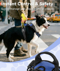 Joytale No Pull Dog Harness Medium Sized Dog, Front Clip - X-Large / Navy Blue - image 3