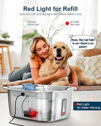Dog Water Fountain Pump Replacement for D2341, D2419, D2223, D2322 Models, Pet Water Fountain Replacement Pump for PETNF Stainless Steel Large Dog Fountain for Large Dogs, Long Lifespan, Ultra Quiet