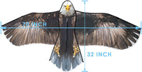JEKOSEN huge bald eagle kite for kids and adults, 32 x 70 inch single line kite - view 2