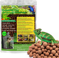 10LBS Organic Expanded Clay Balls Terrarium Substrate for Reptiles – Daily Care for Reptiles And Amphibians - 2LB