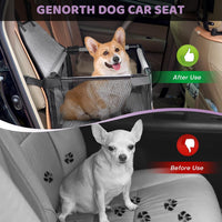 GENORTH Dog Car Seats for Small and Medium Dogs - Cationic Grey / Up to 11 lb - image 4