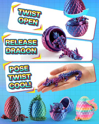 Rapean 8" 3D Printed Dragon Eggs - image 3