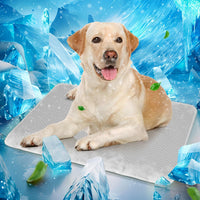 Mora Pets Dog Cooling Mat Instant Pet Cooling Pad Bed for Large Dogs - Grey / 40-Inch (Large)