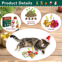 Cat Toys Pillows, Refillable Catnip Kicker Toys for Indoor Cats – Essentials for Cats - 3.0 Inches - image 2