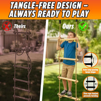 Wooden Rope Ladder for Kids - image 4