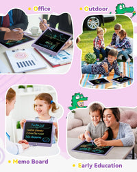 KOKODI 12 Inch LCD Writing Tablet with Anti-Lost Stylus - Purple / 15 inch - image 3