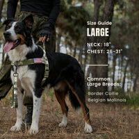 Forestpaw No Pull Dog Harness with Large Handle, Comfortable, L - L: Chest 26-31", Fit 50-80 lbs / Green Camo - image 4