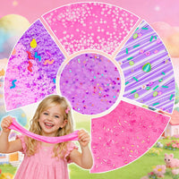 6-Pack Pink Slime Kit for Girls - Pink - image 3