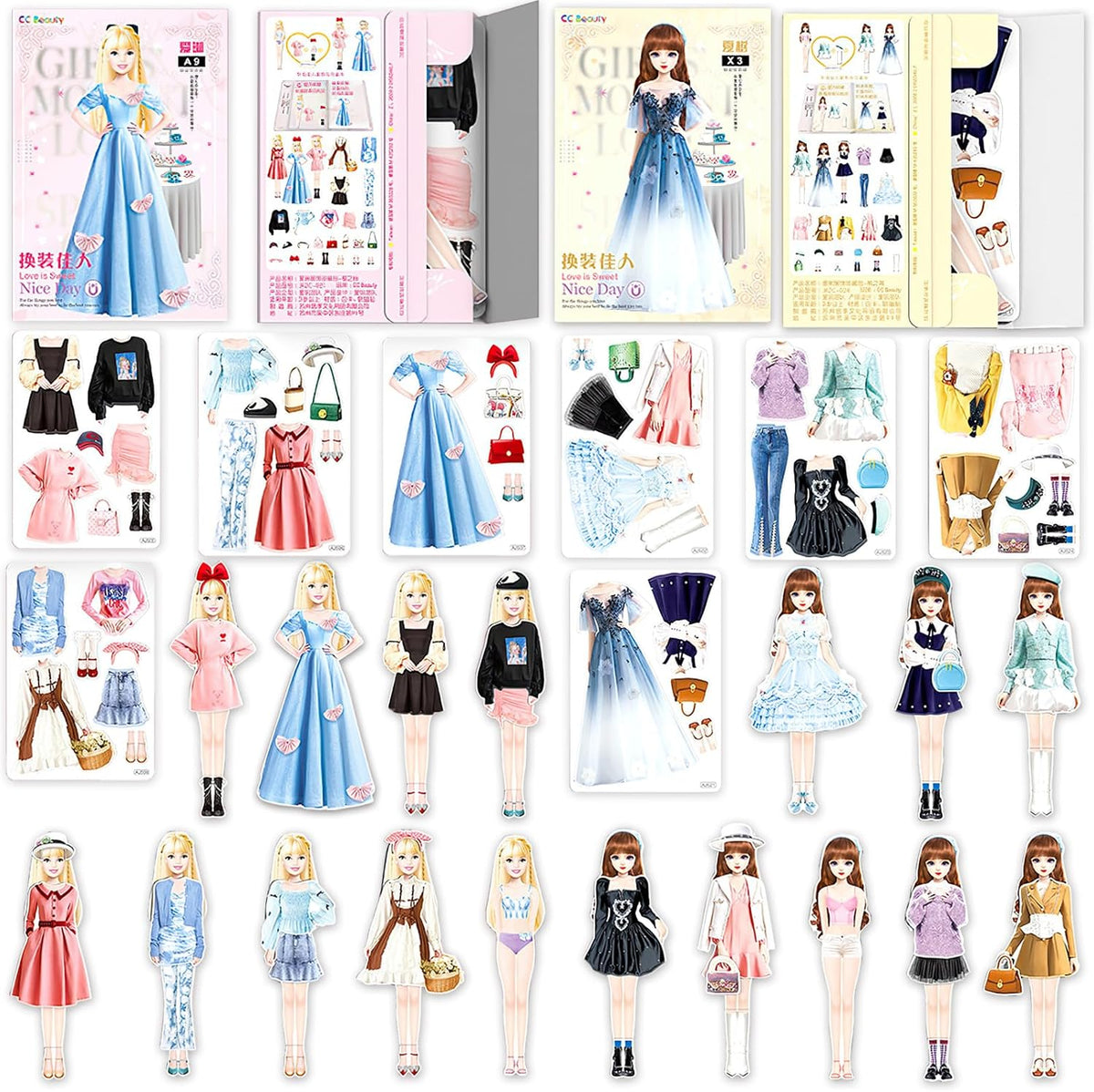 Magnetic Dress Up Paper Dolls