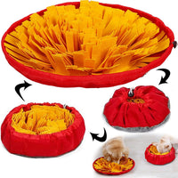 AWOOF Pet Snuffle Mat for Dogs - yellow