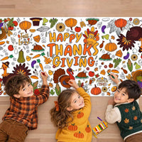 OHOME Halloween Giant Coloring Poster/Tablecloth-Halloween Crafts - Thanksgiving