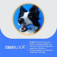 Pet Toothbrushing Assistant for Puppies' Dogs and Cats Allows You to Brush Your pet’s Teeth Without Constantly Worrying About Getting Bitten. (Blue, Small)