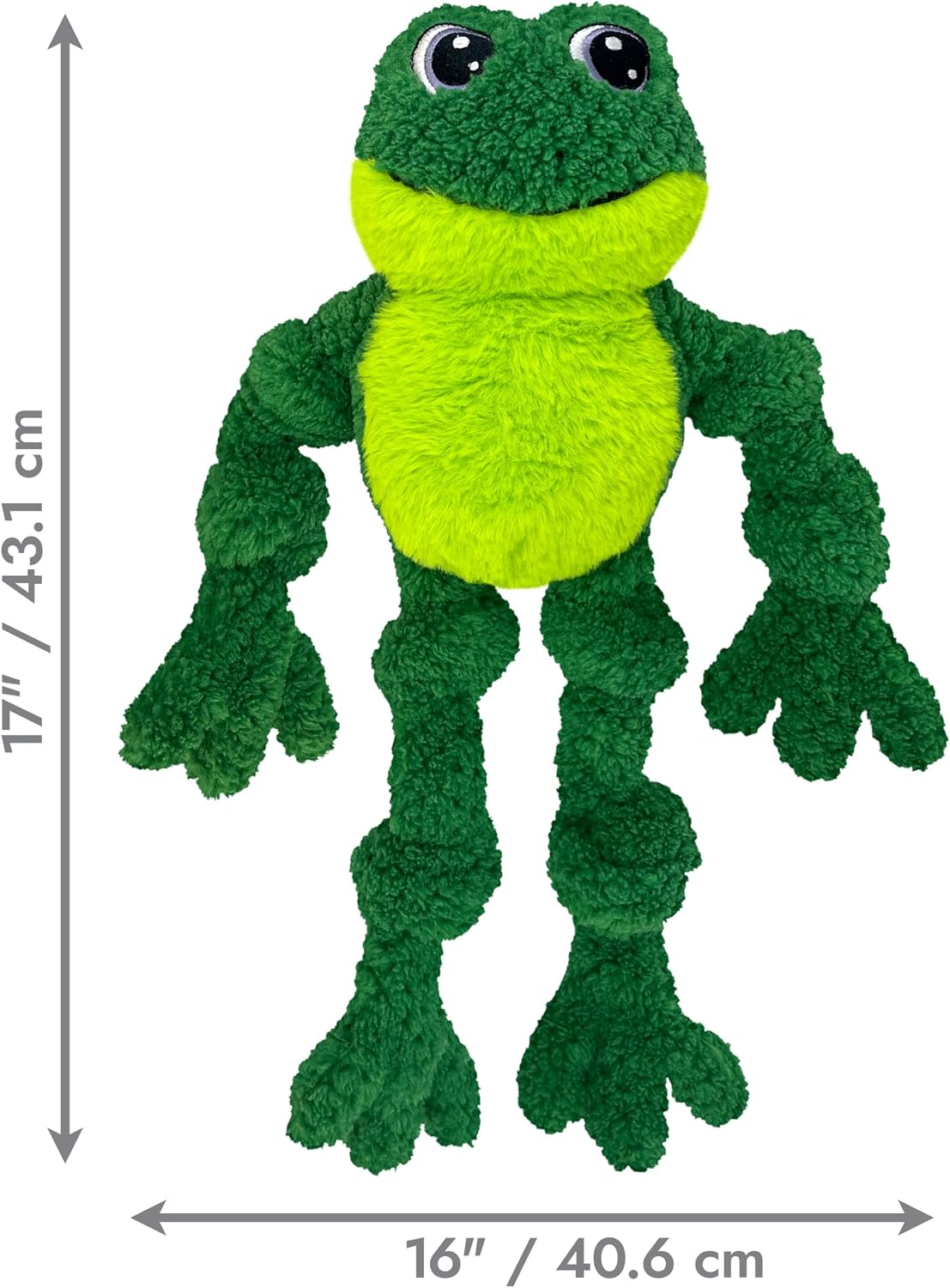 KONG Floppy Knots Rope and Plush Dog Toy, for Large/X-Large Dogs - Frog - image 3