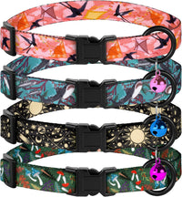 4PCS Breakaway Cat Collars with Bell - Nature - image 3