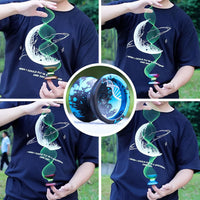 C130 YoYo Professional Responsive Yo yo Bearing for Kids Beginner - Black Blue - image 4