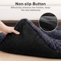JOEJOY Large Dog Bed Crate Pad - 44.0"L x 32.0"W x 4.0"Th / Dark Grey - image 3