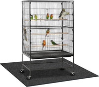 Nuanchu 48 x 48 Inch Large Bird Cage Mat - 48"L x 36"W