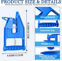 Stall Mat Gripper,2 PCS Heavy Duty Stall Mat Grippers,Mats Movers Tool,Stall Mats Handlers,Ergonomic Effortless Mat Puller for Horse Stalls,Gym,Barn,Home,Trailer Rubber Mats,Saves Your Back and Hands