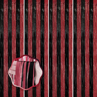 Voircoloria 2 Pack Gold Foil Fringe Backdrop Curtains - Red and Black / 4 - image 2