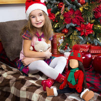 Bencailor Christmas doll clothes for 18 inch dolls in red and white cowgirl style with hat and boots - view 12