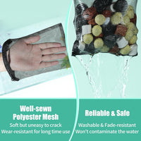 AQUANEAT 10pcs Aquarium Filter Media Bags - 5.5" x 8" - image 2
