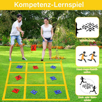 Giant Tic Tac Toe Outdoor Games for Kids Adults Family - Yellow - image 4
