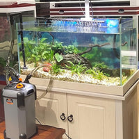 Aquarium Canister Filter with 3 Media Trays Spray Bar External Canister Filter for Large Fish Tank and Aquariums, 850F-225GPH