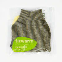 Fitwarm Turtleneck Raglan Dog Pajamas - X-Small / Olive Green - image 3
