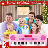 Kids Piano Keyboard, 61 Key Portable Electronic Piano with Teaching Mode – Fun for Kids & Family - image 2