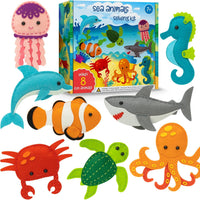Craftorama Sewing Kit for Kids - Sea Animals