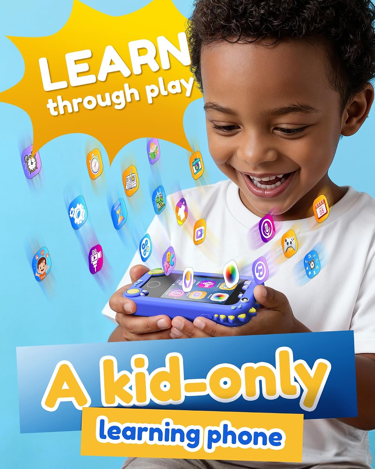 KOKODI Kids Smart Phone Toys - Blue - image 3