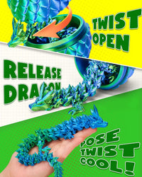 TBOLINE 12" 3D Printed Dragon Egg - Laser Green - image 3