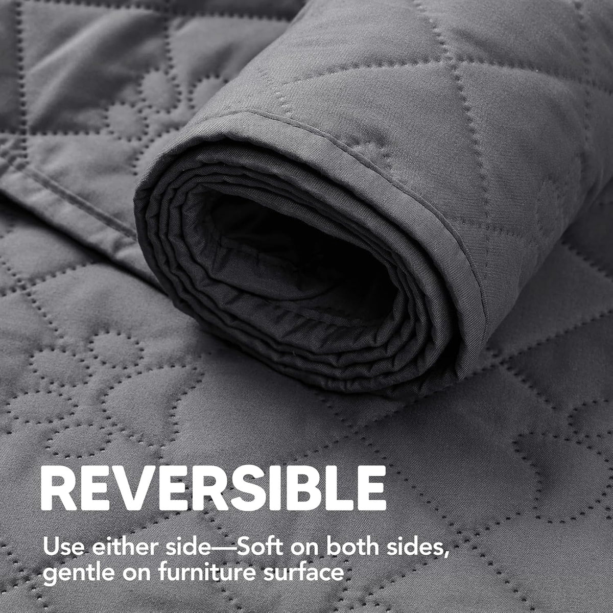 PAWFINITY Waterproof Dog Blanket for Couch - Grey / 30x70 Inch (Pack of 1) - image 3