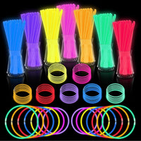 JICUICUI Glow Sticks Bulk Party Pack - 50glow sticks
