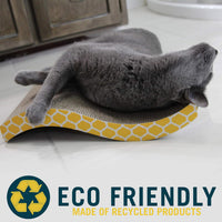 OurPet's Straight and Narrow Single Wide Reversible Cat Scratcher – Essentials for Cats - The Wave / Pack of 1 - image 4