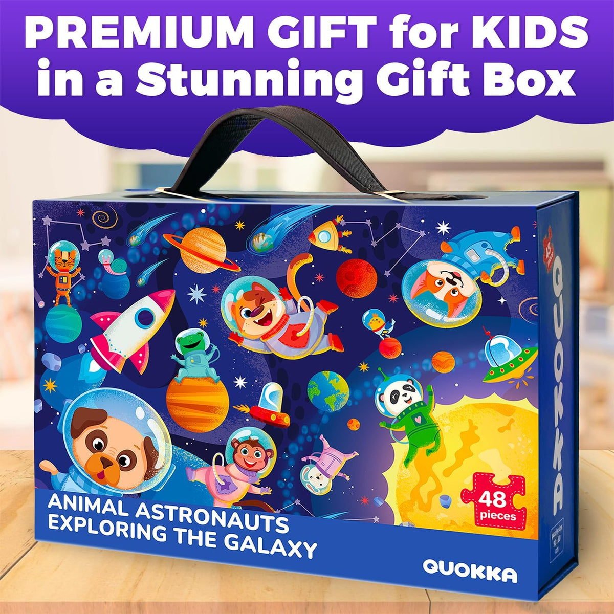 Giant Floor Puzzles for Kids Ages 4-6 - Galaxy Trip - image 2